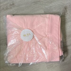 Mura Boutique Hoodie Pale Pink Sweatshirt - S/M